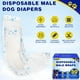 thumbnail image 5 of Pañales desechables para perros machos XPCARE, grandes, 50 unidades, a prueba de fugas, 5 of 6
