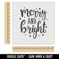 thumbnail image 2 of Merry and Bright Christmas DIY Cookie Wall Craft Stencil - 11.5 Inch, 2 of 5