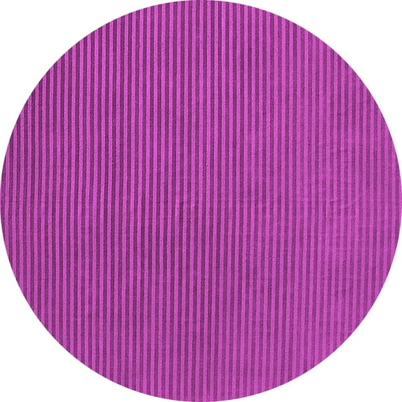Ahgly Company Indoor Round Oriental Pink Industrial Area Rugs, 4' Round
