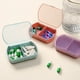 thumbnail image 1 of Caja organizadora portátil sellada 6 compartimentos • Estuche de almacenamiento resistente a humedad • Contenedor de bolsillo de viaje • Divisores seguros para lo esencial diario, 1 of 6