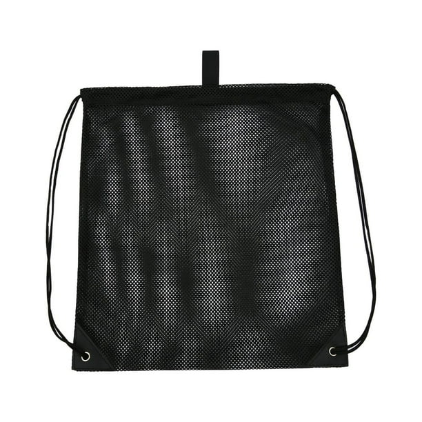 Mochila de malla con cordón, ligera, multifuncional, para guardar equipo deportivo. 40cmx45cm