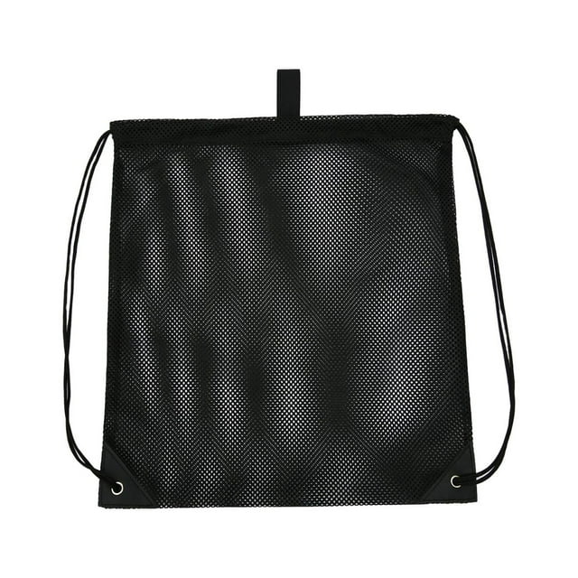 Mochila de malla con cordón, ligera, multifuncional, para equipo deportivo. 40cmx45cm