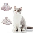 thumbnail image 3 of Dogs Dress Fruit Printing Princess Doggie Dress with Flowers Decor Spring Summer Small Cat Dress Clothes, 3 of 7