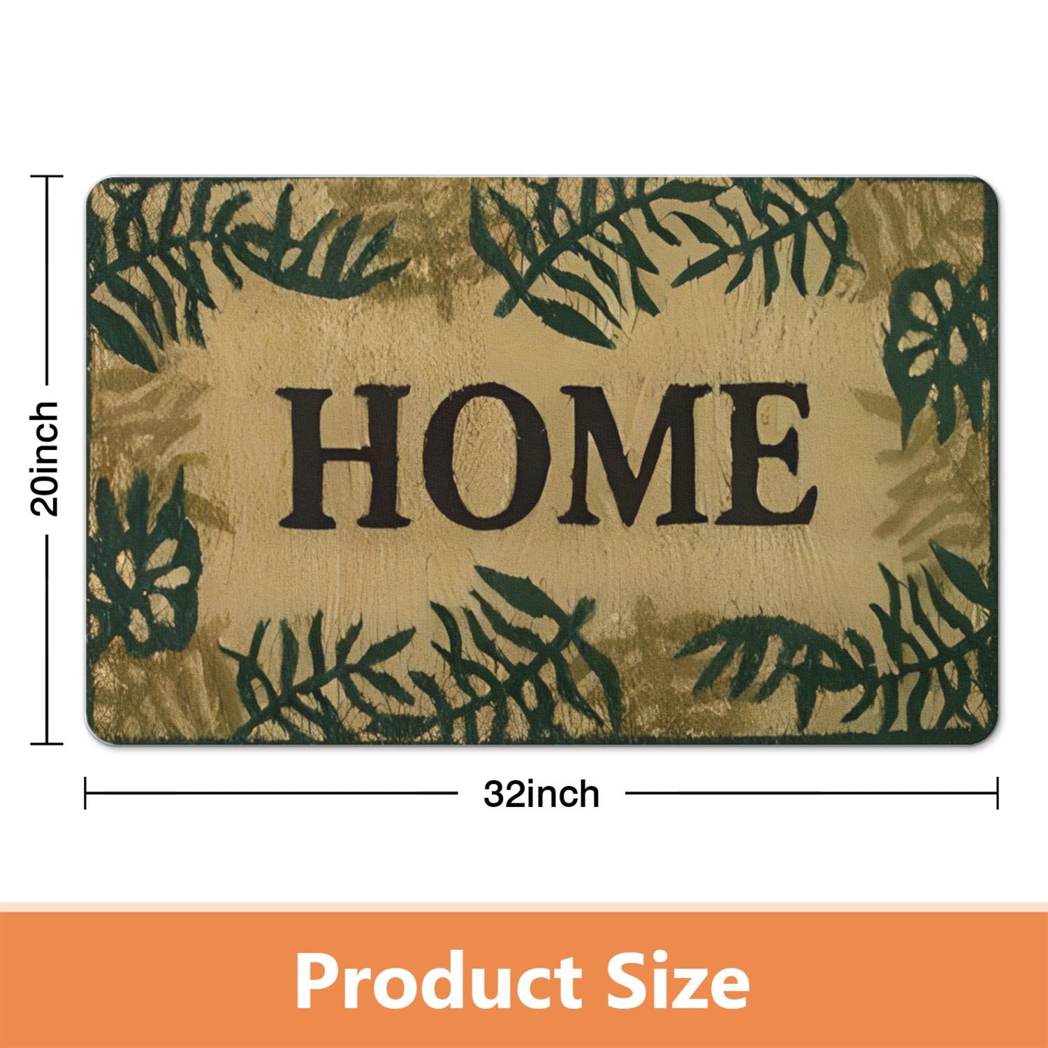 Luxe Comfort Bath Mat, Super Absorbent, Quick-Drying, 20x32 inch – Non-Slip Rubber Bottom – Easy to Clean Bathroom Rug – Chic Addition to Living Room & Kitchen