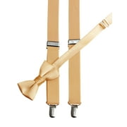 Kids Colored Suspender and Matching Bow Tie Sets 50 Colors