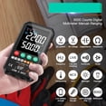 thumbnail image 3 of Digital Multimeter AC DC Voltage 6000 Counts True RMS Voltmeter Auto-Ranging Tester Non-Contact Voltage Detection Tools ,Versatile Measurement, 3 of 7