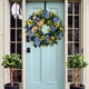 thumbnail image 4 of Puerta de entrada Guirnaldas de flores azules y amarillas Guirnaldas, 4 of 10