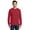 Red, variant on Port & Company Tall Long Sleeve Essential Pocket Tee
