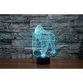 thumbnail image 5 of YSITIAN 3D Monkey Gorilla Night Light Lamp Illusion Animal led Lamps 7 Color Changing Touch Switch Table Desk Decoration Lamps Birthday Gift Acrylic Fla E1116-69, 5 of 6