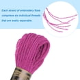 thumbnail image 4 of Unique Bargains Fil à Broder Fuchsia, 8 m - 24 Écheveaux, 4 of 6
