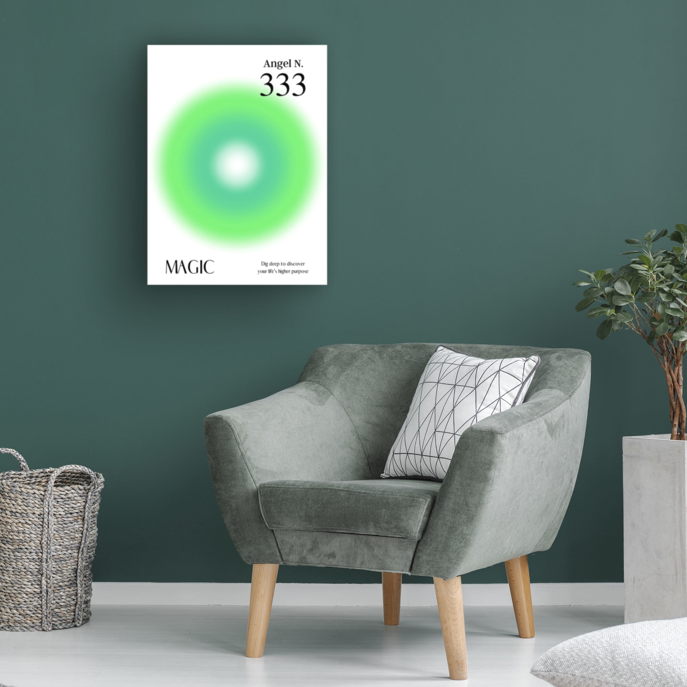 Trademark Fine Art Amelie Angel Number 333 Canvas Wall Art