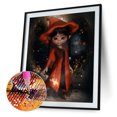 thumbnail image 1 of Cuadros Decorativos Muñeca de dibujos animados de Halloween Kit de pintura de diamante DIY Taladro redondo completo 30x40cm (A5606) Tmvgtek embutido en tela, 1 of 8