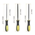 thumbnail image 2 of Uxcell Metal File Set 6" High Carbon Hardened Steel Cut Hand Rasp with Handle (5Pcs Kit), 2 of 6