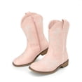 thumbnail image 5 of DREAM PAIRS Girls' Cowboy Boots, Mid Calf Western Cowgirl Boots with Floral Embroidery for Toddler, Little & Big Kids, 5 of 6