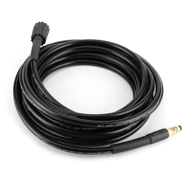 Manguera de lavado automático de 40 MPa/5800 PSI, tubo de goma para limpieza con agua a alta presión, compatible con Karcher K2, K3, K4, K5, 10 metros/32,8 pies