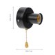 thumbnail image 3 of Pull Chain Light Fixture Lamp Socket Replacement Ceiling Light Base Accessory, 3 of 6