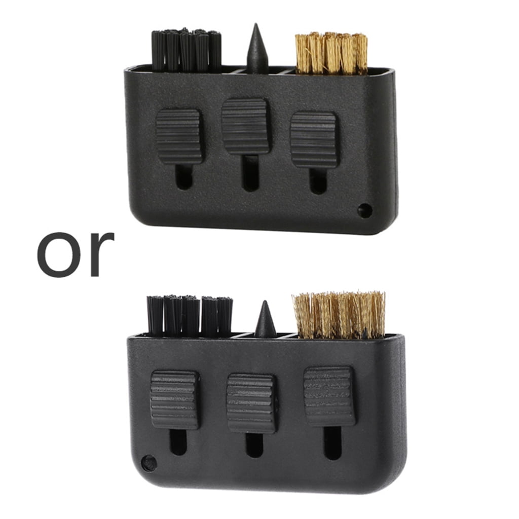 Sardfxul Golf Brush 3 in 1 Wedge Ball Cleaning Brush Shoes Cleaner