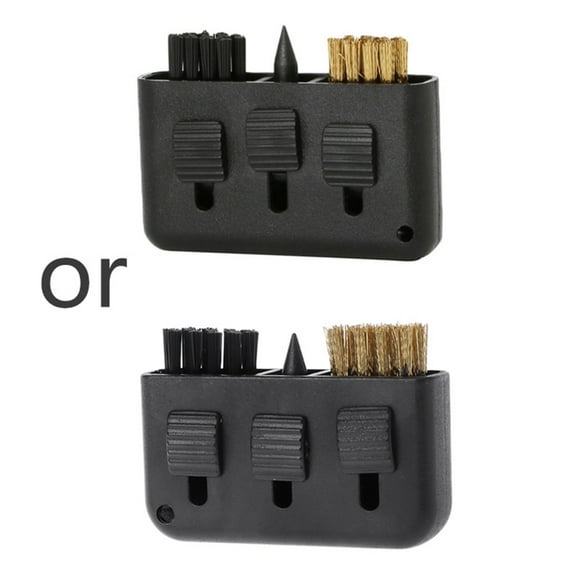 Sardfxul Golf Brush 3 in 1 Wedge Ball Cleaning Brush Shoes Cleaner Golfer Gadget Supplies