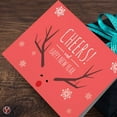 thumbnail image 4 of 2026 Happy New Year – Blank Holiday Greetings Fold Over Cards & Envelopes – for Christmas and New Year’s Gifts and Presents | 10 Cards and 10 Envelopes per Pack | 4.25 x 5.5” (Red Cheers), 4 of 7