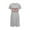 Gray, variant on Christmas Nightgowns for Women Short Sleeve Sleepshirt Button Down Nightshirt Soft Pajamas Dress Casual Sleepwear