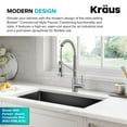 thumbnail image 5 of KRAUS Bolden Commercial Style 2-Function Single Handle Pull Down Kitchen Faucet in Spot-Free Stainless Steel, 5 of 8