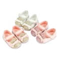 thumbnail image 6 of Infant Baby Girls Flats PU Leather Non Slip Rubber Sole with Sequins Crown Bownot Toddler First Walkers Princess Wedding Dress Shoes, 6 of 9