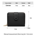 thumbnail image 3 of Multi-slots Pu Wallet Fashion Vintage Card Holder Simple Large Capacity Trendy Short Purse For Women, 3 of 8