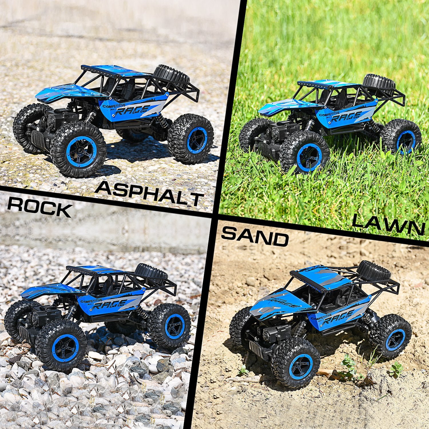 abcosport rc rock crawler monster truck