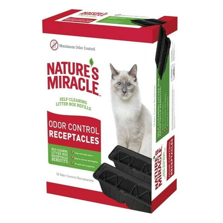 Nature’s Miracle Odor Control Receptacles, 18 Count
