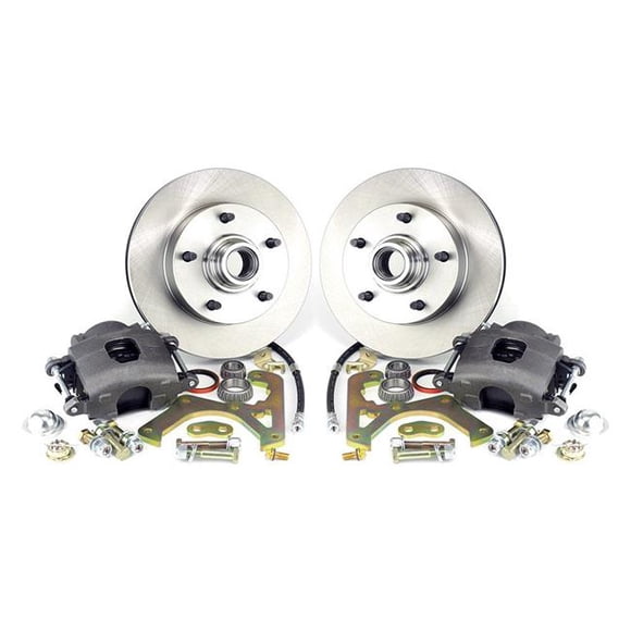 Master Power Brakes DB1544B 5 x 5.5 in. Bolt Circle Legend Series Front Disc Brake Kit for 1957-1964 Ford F100 Pickup