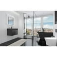thumbnail image 5 of Amazon 24" Black Wood Floating Vanity with Black Top and Black Trim, 5 of 10