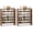 Brown-1, variant on SolaceHue 3-in-1 Vertical Shoe Rack, 6-Tier Free Standing Shoe Storage Organizer w/Stackable Design for 18 Pairs, 31 Inch Wide Wood Shoe Shelf for Closet, Entryway, Living Room, Office, White