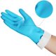 thumbnail image 3 of Guantes de limpieza para lavar platos, guantes con forro aterciopelado de algodón suave para la cocina del hogar, 3 pares de guantes de goma impermeables reutilizables, 3 colores, 3 of 7