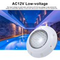 thumbnail image 4 of AC12V 45W LED RGB Swimming Pool Lights 7 Color Changing Underwater Lamp IP68 Waterproof Pool Light with Remote Control, 4 of 5