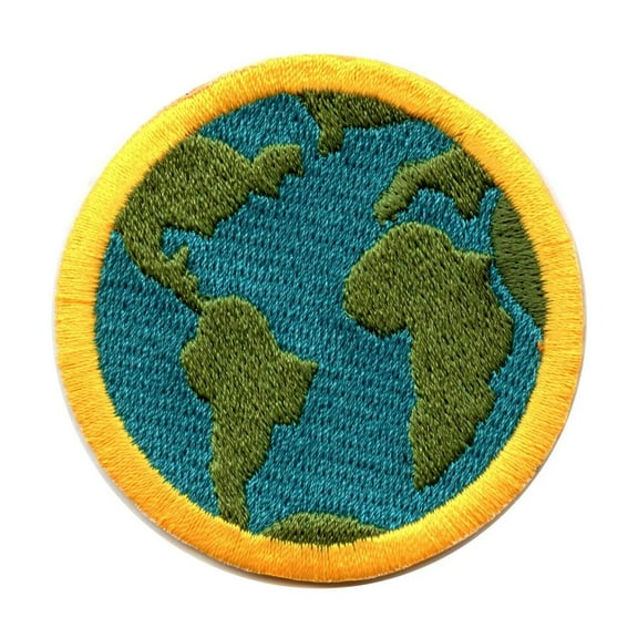 Geography Wilderness Scout Merit Badge Iron on Patch