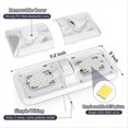 thumbnail image 3 of RV Lights Interior 12V Led 8W Ceiling Double Dome Light, 3 of 5