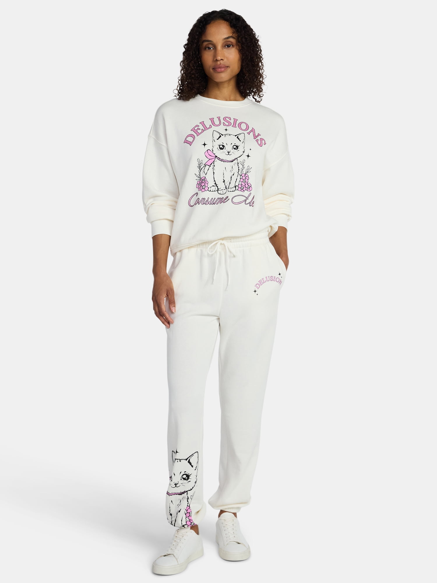 juemi Cat EMB Puff Sleeve Sweat 今週末まで one point cat emb sweat top【cream】 – BUNNY APARTMENT