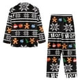 thumbnail image 4 of Renewold 2pcs Thermal Button Down Pajamas Set for Women Christmas Trees Ball Long Sleeve Loungewear Sweatshirt Loose Fitting Athletic Clothing Size S, 4 of 6