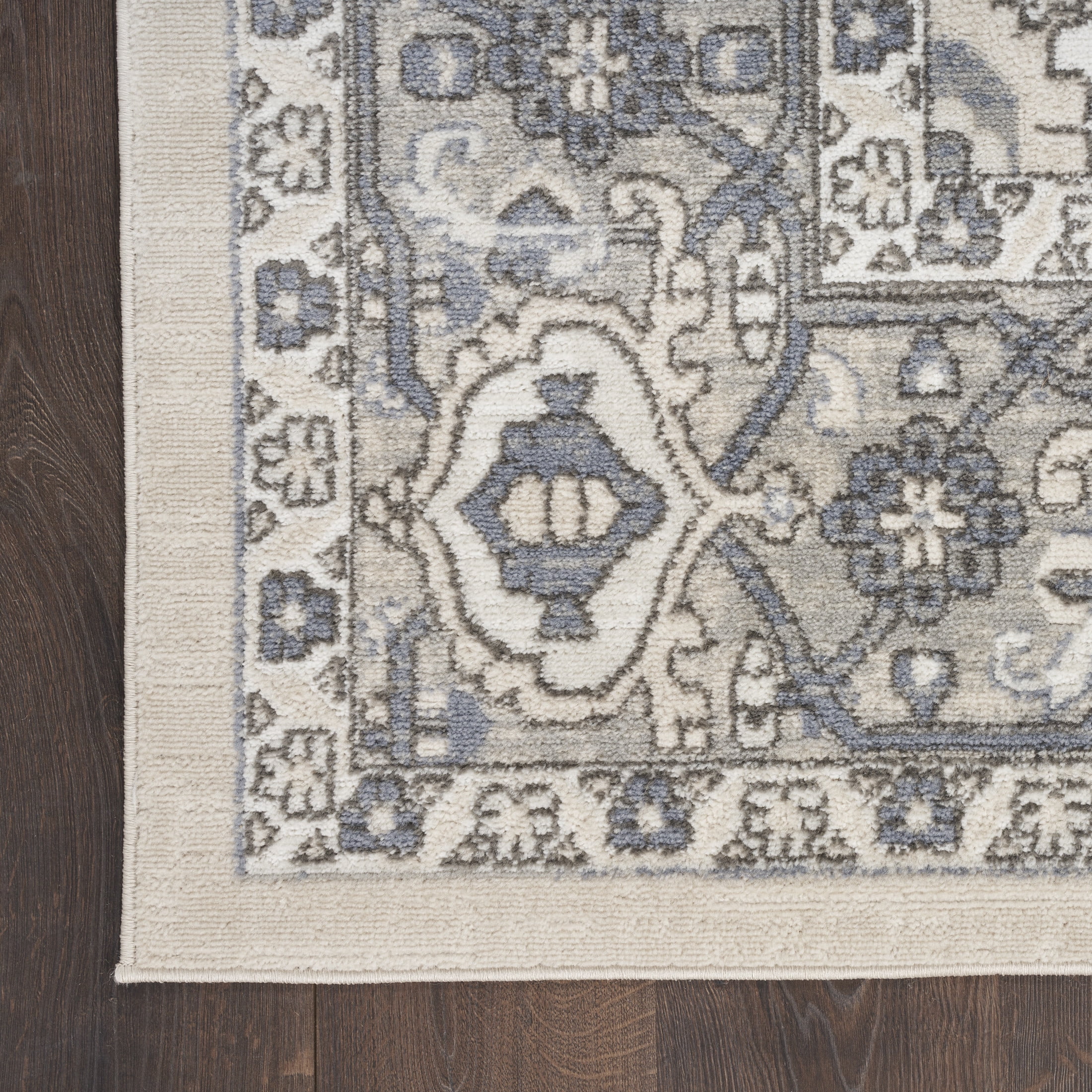 Nourison Concerto 6' x 9' Ivory Blue Vintage Indoor Rug