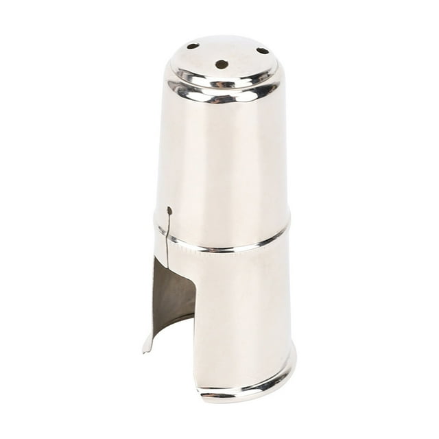 Tapa protectora para cabeza de flauta, tapón para boquilla niquelado para clarinete de saxofón BB, clarinete de tono alto
