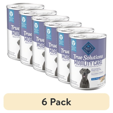 (6 pack) Blue Buffalo True Solutions Mobility Care Wet Dog Food 12.5-oz. Can