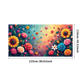 thumbnail image 1 of Floral Backdrop Banner Daisies Decoration for Wedding Party Supplies Event Background Photography Spring Summer Decor Celebration, 1 of 4