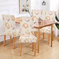 thumbnail image 2 of Yayeee 4 Pack Dining Chair Covers Stretch Parson Chairs Slipcovers Seat Protector, Pink Seashell, 2 of 6