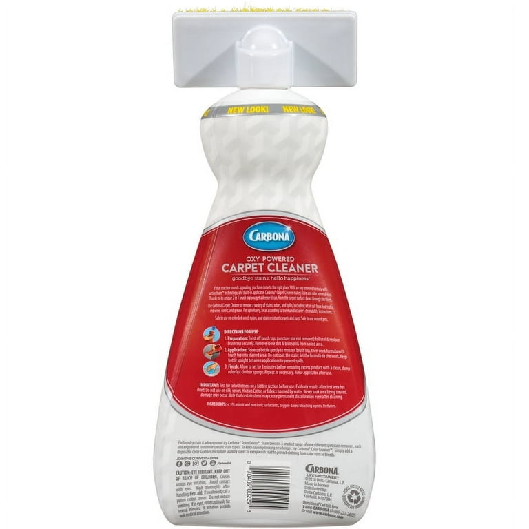 Carbona® Oxy Powered Carpet Cleaner Value Size, 27.5 fl oz - Foods Co.