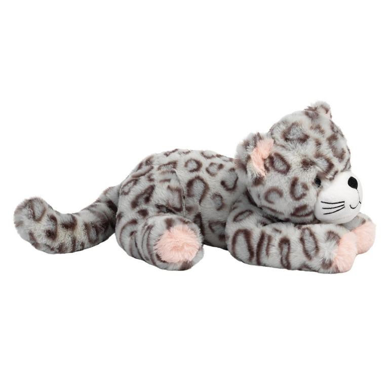 Lambs Ivy Happy Jungle Plush Leopard Stuffed Animal Toy Pink Gray Cleo