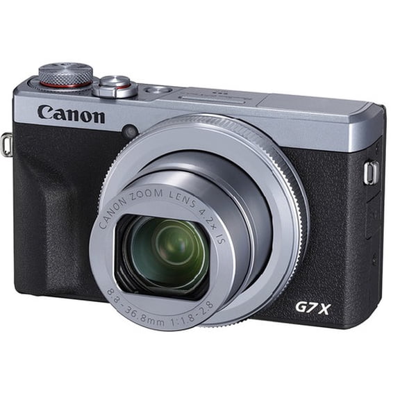 Pre-Owned Canon PowerShot G7X Mark III Digital Camera with 4.2x Optical Zoom Lens (Silver)