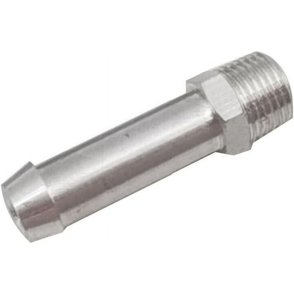 Universal 1/8" NPT Aluminum Overflow Nipple Barb Hose Fitting for Radiator