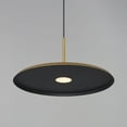 thumbnail image 4 of E34002-AB-ET2 Lighting-Berliner - 12W 1 LED Pendant-9 Inches Tall and 19.75 Inches Wide-Antique Brass Finish    -Traditional Installation, 4 of 5
