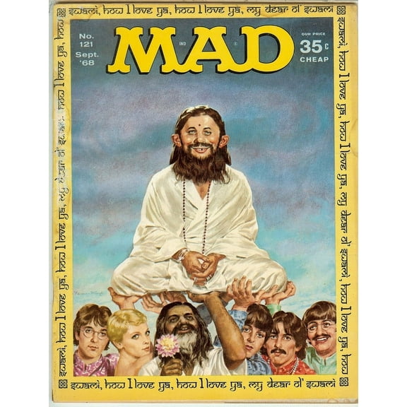 MAD Magazine #121 Sept 1968 (POOR Condition)