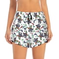 thumbnail image 4 of Lsque Dinosaur on Excavator2 Printed Women's Running Shorts with Liner Pockets,Elastic Quick Dry Workout Athletic Gym Yoga Shorts,Womens High Waist Shorts-Medium, 4 of 9